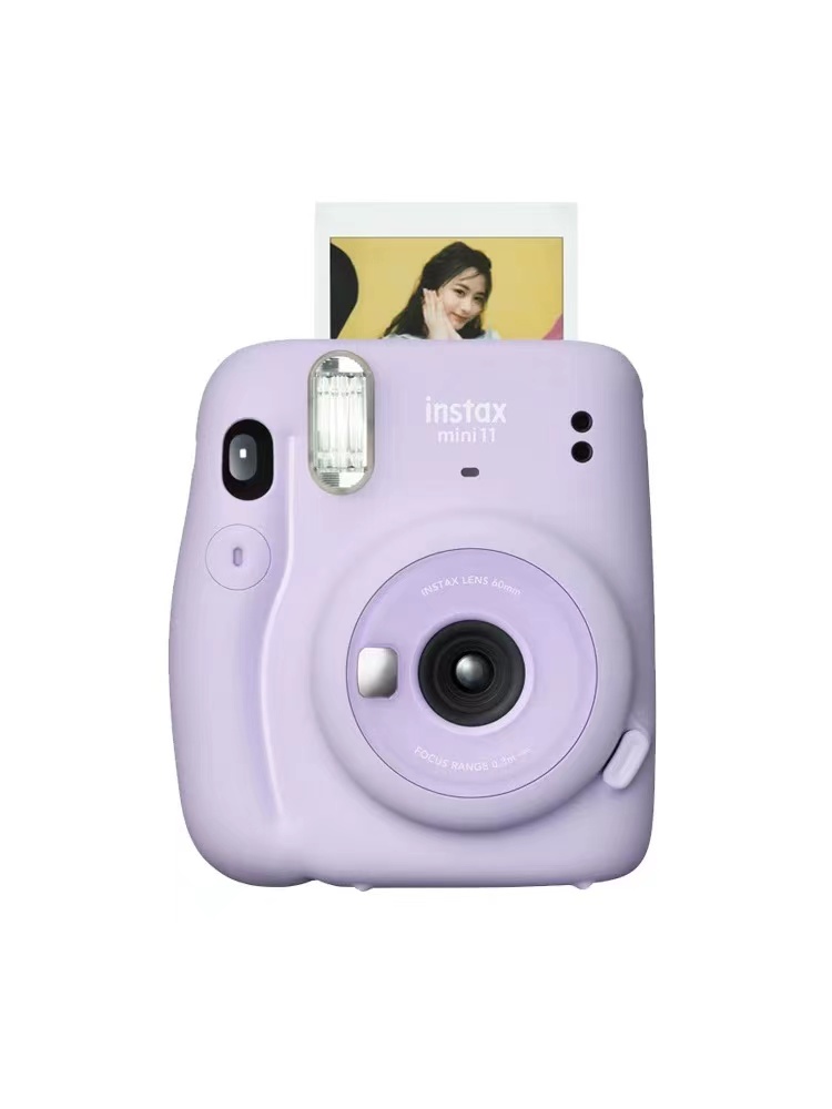 富士instax立拍立得 一次成像相機(jī) mini11 丁香紫 含mini11專屬配件盒